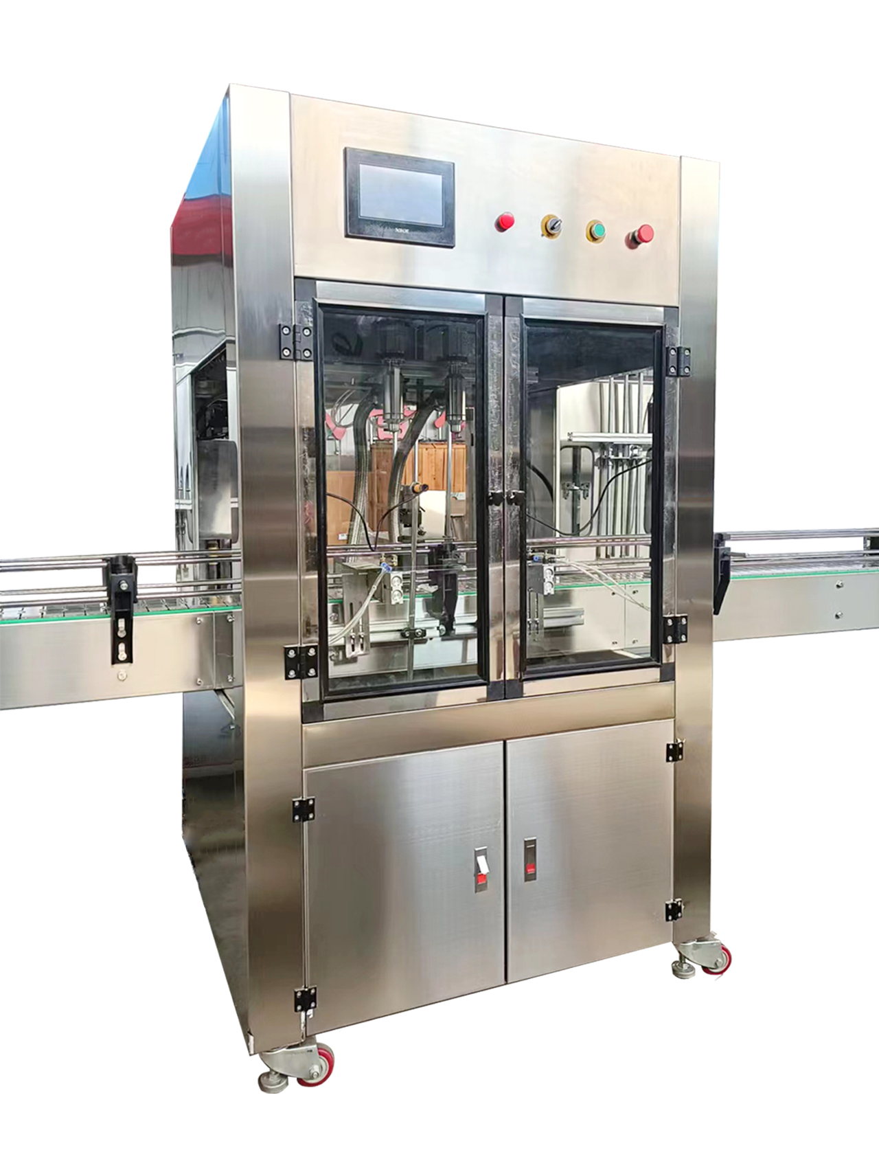 2025 天津雙頭自動食用油、菜籽油、花生油灌裝機(jī)